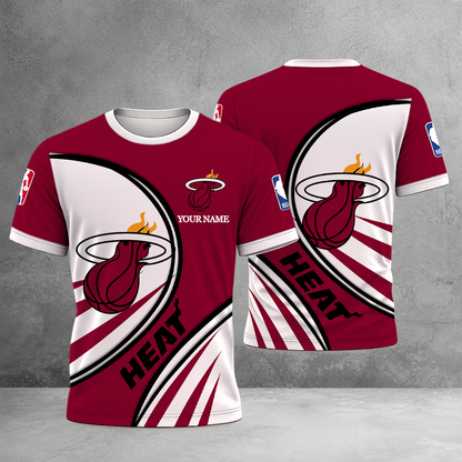 LIMITED EDITION - NEW CUSTOMIZED NBA20 MHE MIAMI HEAT T-SHIRT, POLO SHIRT, ZIP POLO SHIRT, SWEATSHIRT, HOODIE & ZIP HOODIE