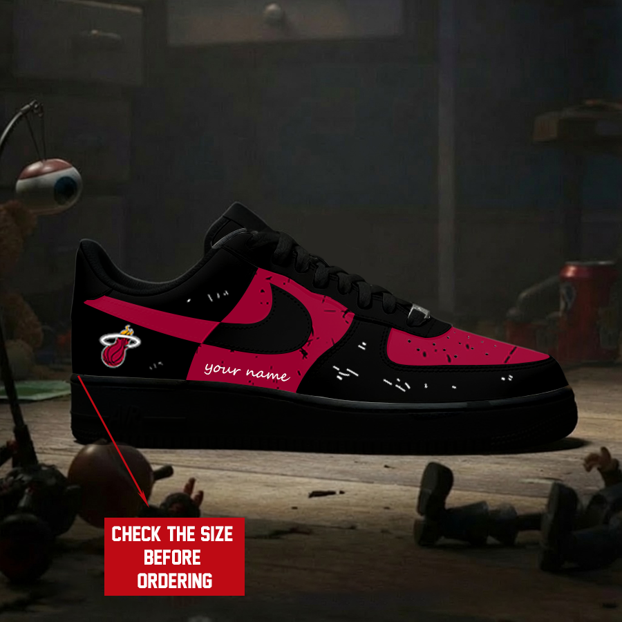 [HOT DEAL] NEW CUSTOMIZED NBA20 MHE MIAMI HEAT AF1 SHOES