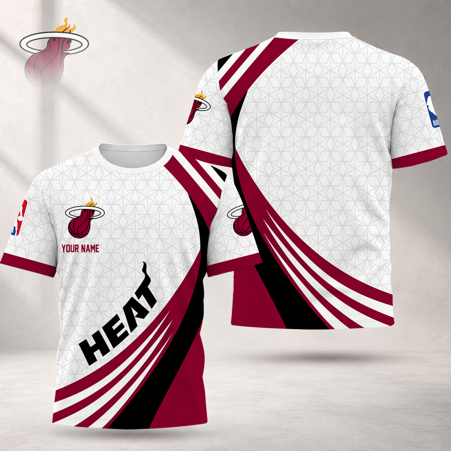 LIMITED EDITION - NEW CUSTOMIZED NBA20 MHE MIAMI HEAT T-SHIRT, POLO SHIRT, ZIP POLO SHIRT, SWEATSHIRT, HOODIE & ZIP HOODIE