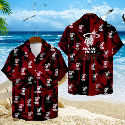 LIMITED EDITION - NEW CUSTOMIZED NBA20 MHE MIAMI HEAT UNISEX HAWAIIAN SHIRT
