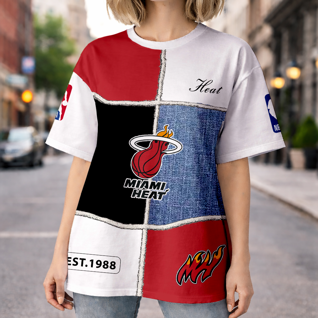 LIMITED EDITION - NEW CUSTOMIZED NBA20 MHE MIAMI HEAT UNISEX T-SHIRT, POLO, HOODIE & JACKETS