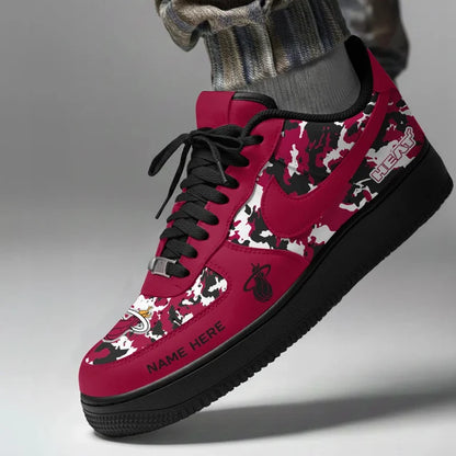 [HOT DEAL] NEW CUSTOMIZED NBA20 MHE MIAMI HEAT AF1 SHOES