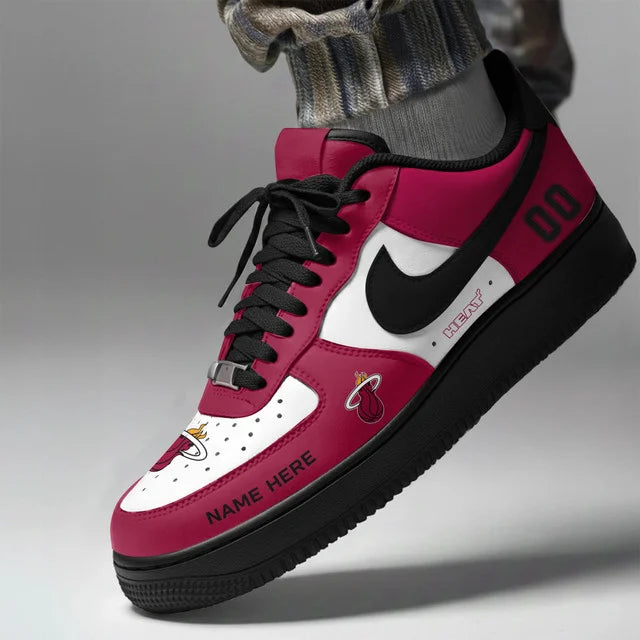 [HOT DEAL] NEW CUSTOMIZED NBA20 MHE MIAMI HEAT AF1 SHOES