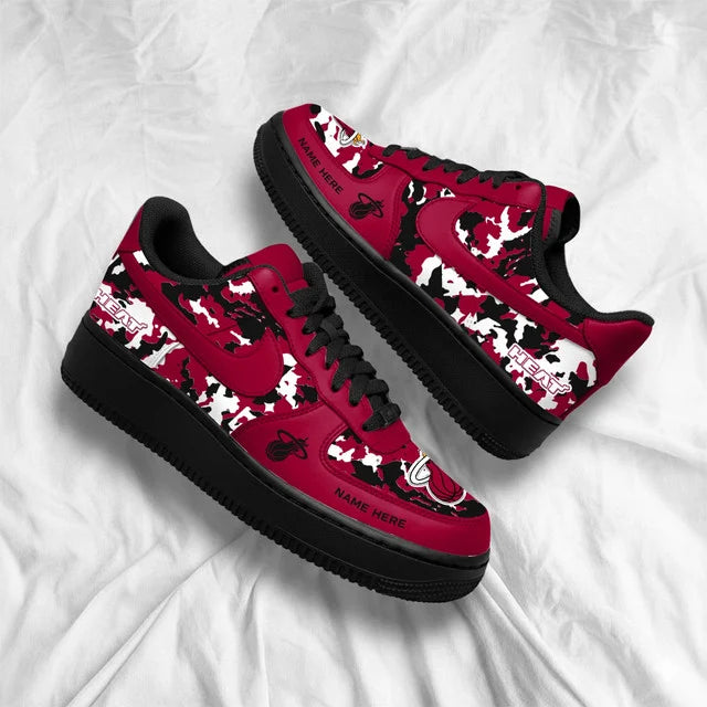 [HOT DEAL] NEW CUSTOMIZED NBA20 MHE MIAMI HEAT AF1 SHOES