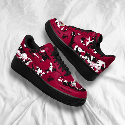[HOT DEAL] NEW CUSTOMIZED NBA20 MHE MIAMI HEAT AF1 SHOES