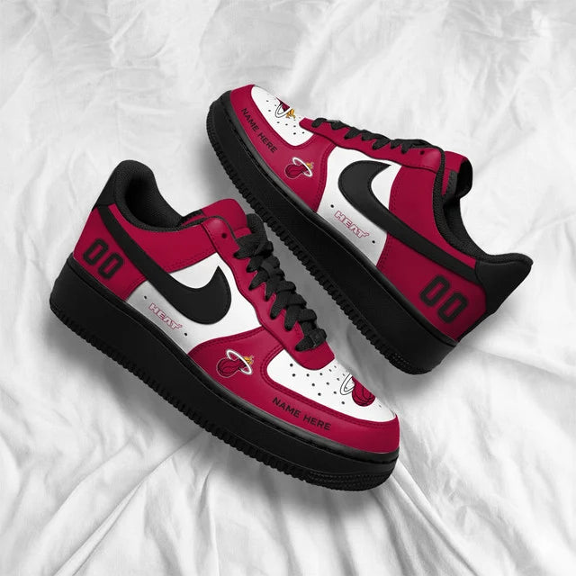 [HOT DEAL] NEW CUSTOMIZED NBA20 MHE MIAMI HEAT AF1 SHOES