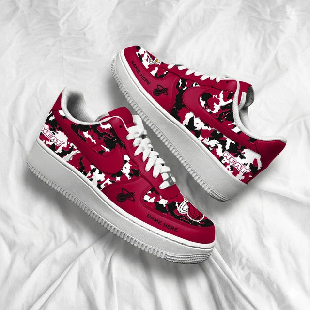 [HOT DEAL] NEW CUSTOMIZED NBA20 MHE MIAMI HEAT AF1 SHOES