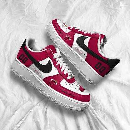 [HOT DEAL] NEW CUSTOMIZED NBA20 MHE MIAMI HEAT AF1 SHOES