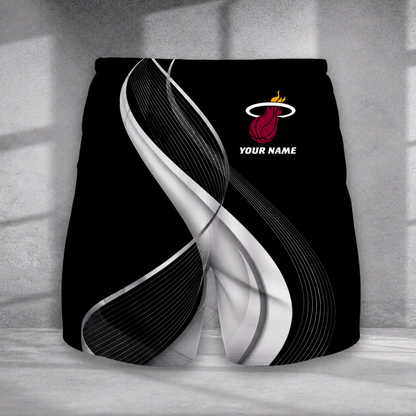 LIMITED EDITION - NEW CUSTOMIZED NBA20 MHE MIAMI HEAT SHORT PANTS