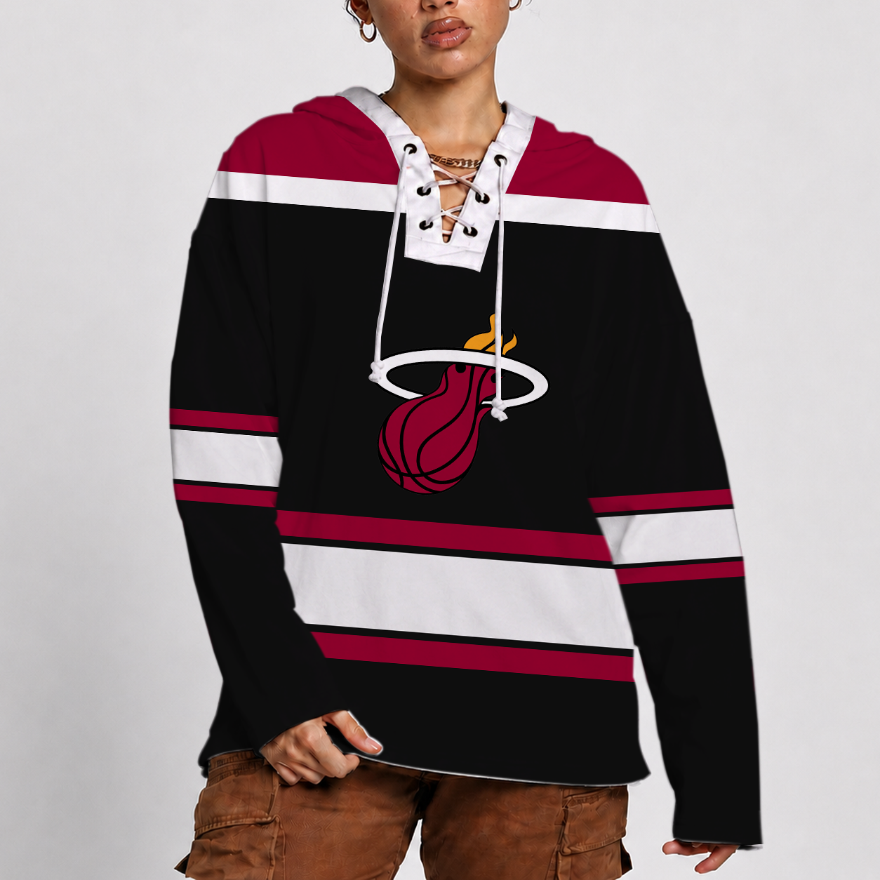 [HOT DEAL] NEW CUSTOMIZED NBA20 MHE MIAMI HEAT LACER HOODIE
