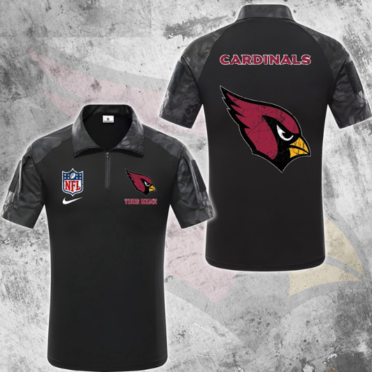 ELITE EDITION - NEW CUSTOMIZED NFL20 ARC ARIZONA CARDINALS POLO SHIRT, ZIP POLO SHIRT & T-SHIRTS