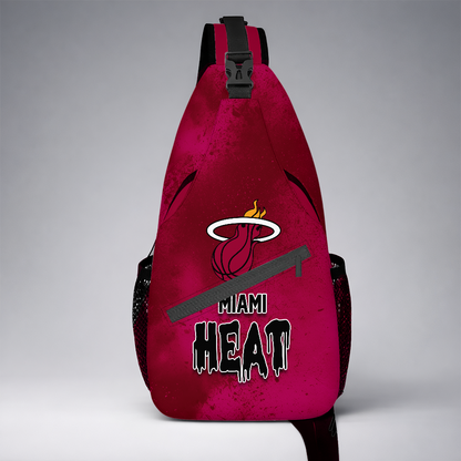 [HOT DEAL]  NEW CUSTOMIZED NBA20 MHE MIAMI HEAT SLING BAG