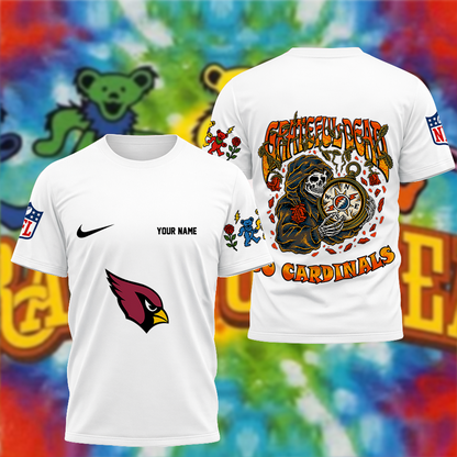 [SPECIAL OFFER] NEW CUSTOMIZED NFL20 ARC ARIZONA CARDINALS x GRATEFUL DEAD T-SHIRT, HOODIE, ZIP HOODIE