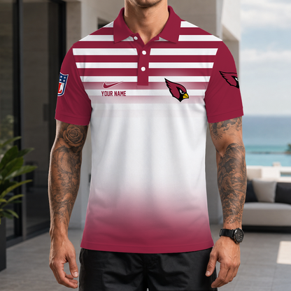 [SPECIAL OFFER] NEW CUSTOMIZED NFL20 ARC ARIZONA CARDINALS POLO SHIRT
