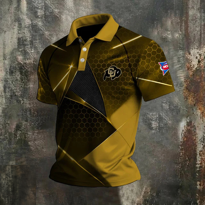 VIRAL EDITION - NEW CUSTOMIZED NCAA FBS20 CRB COLORADO BUFFALOES POLO SHIRT, ZIP POLO SHIRT & T-SHIRTS