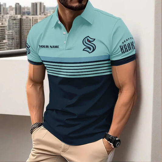 VIRAL EDITION - NEW CUSTOMIZED NHL20 STK SEATTLE KRAKEN POLO SHIRT, ZIP POLO SHIRT & T-SHIRTS