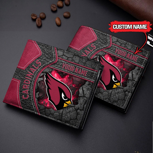 VIRAL SALE - NEW CUSTOMIZED NFL20 ARC ARIZONA CARDINALS LEATHER WALLET