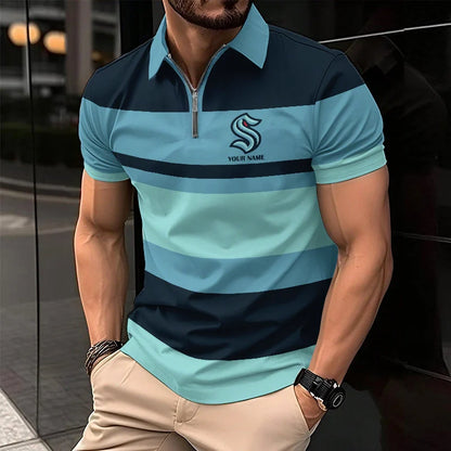 EXCLUSIVE EDITION - NEW CUSTOMIZED NHL20 STK SEATTLE KRAKEN POLO SHIRT, ZIP POLO SHIRT & T-SHIRTS