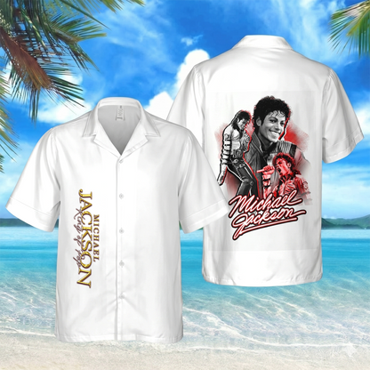 [FAN EXCLUSIVE] NEW CUSTOMIZED MICHAEL JACKSON UNISEX HAWAIIAN SHIRT