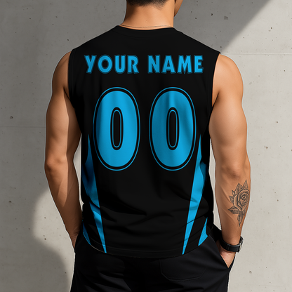 LIMITED EDITION - NEW CUSTOMIZED MLB20 MMS MIAMI MARLINS MEN'S GYM SHIRT