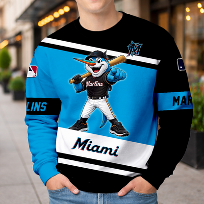 LIMITED EDITION - NEW CUSTOMIZED MLB20 MMS MIAMI MARLINS UNISEX T-SHIRT, HOODIE & JACKETS