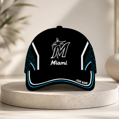 ELITE EDITION - NEW CUSTOMIZED MLB20 MMS MIAMI MARLINS CLASSIC CAP
