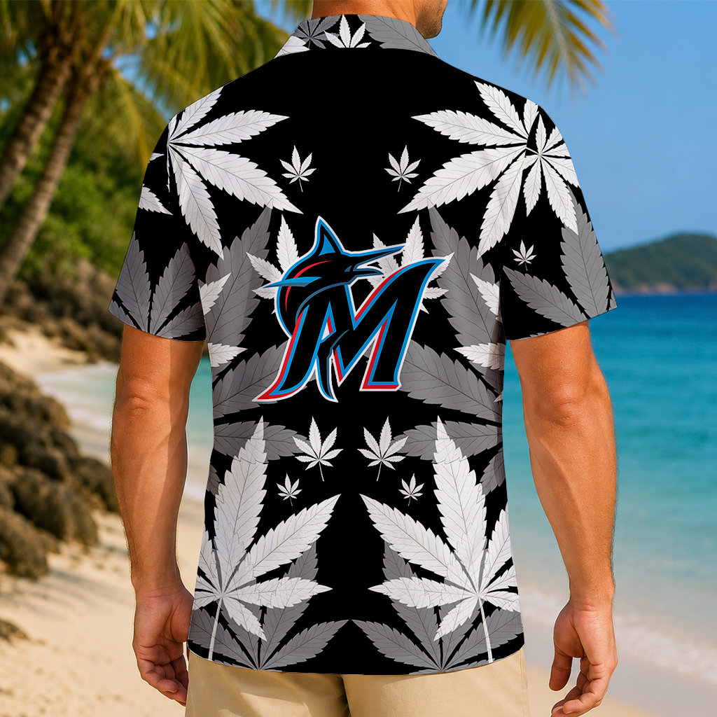 LIMITED EDITION - NEW CUSTOMIZED MLB20 MMS MIAMI MARLINS UNISEX HAWAIIAN SHIRT
