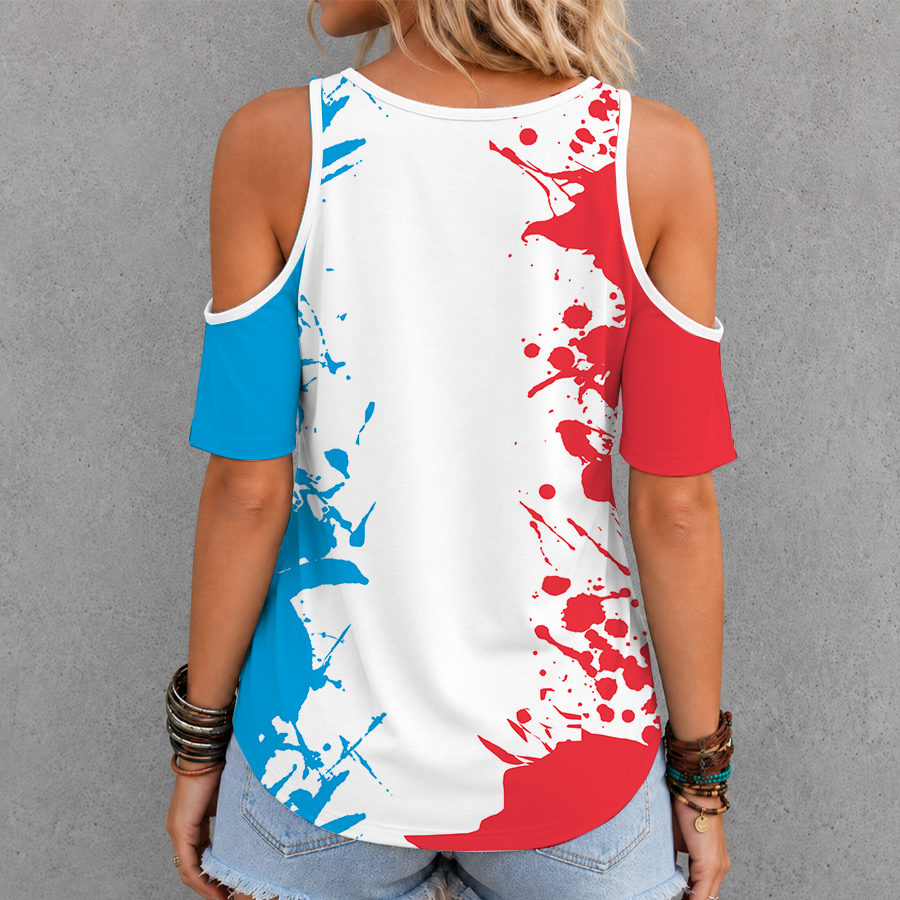 [FLASH SALE] NEW CUSTOMIZED MLB20 MMS MIAMI MARLINS CRISS CROSS V-NECK TOP