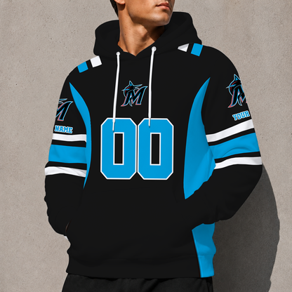 SPECIAL EDITION - NEW CUSTOMIZED MLB20 MMS MIAMI MARLINS HOODIE, ZIP HOODIE, T-SHIRT, POLO SHIRT, ZIP POLO SHIRT & SWEATSHIRT