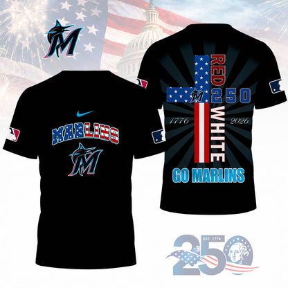LIMITED EDITION - NEW CUSTOMIZED MLB20 MMS MIAMI MARLINS T-SHIRT, POLO SHIRT, ZIP POLO SHIRT, SWEATSHIRT, HOODIE & ZIP HOODIE