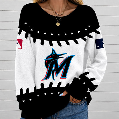 [FLASH SALE] NEW CUSTOMIZED MLB20 MMS MIAMI MARLINS UNISEX SWEATSHIRT