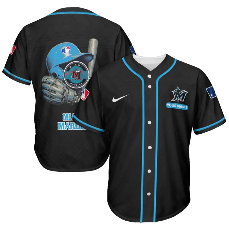 LIMITED EDITION - NEW CUSTOMIZED MLB20 MMS MIAMI MARLINS BASEBALL JERSEY