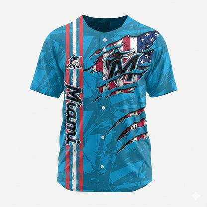 LIMITED EDITION - NEW CUSTOMIZED MLB20 MMS MIAMI MARLINS BASEBALL JERSEY