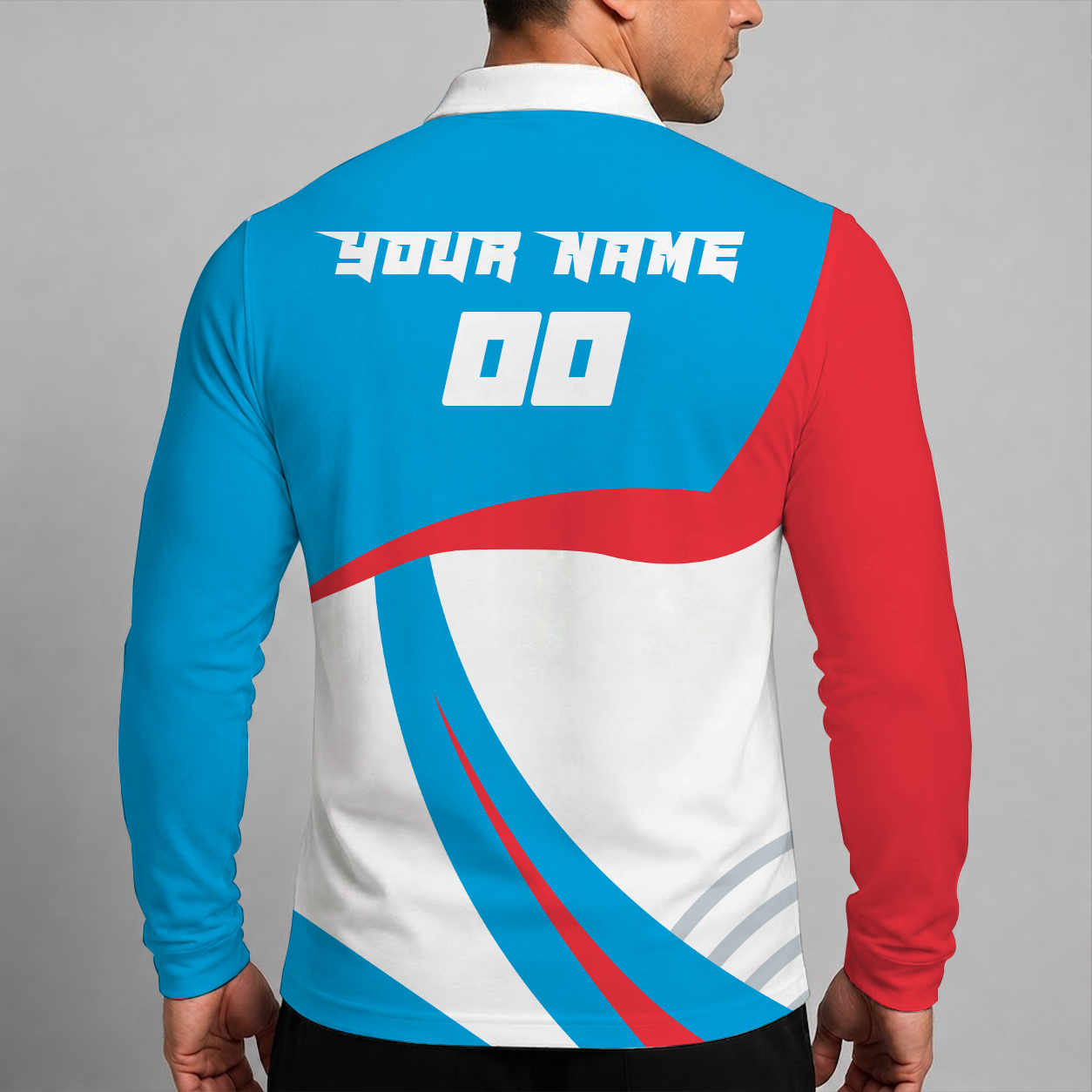 [FLASH SALE] NEW CUSTOMIZED MLB20 MMS MIAMI MARLINS MEN'S LONG SLEEVE POLO