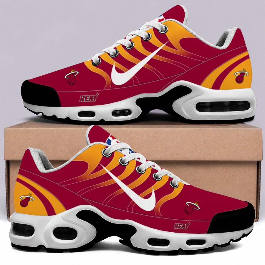 [HOT DEAL] NEW CUSTOMIZED NBA20 MHE MIAMI HEAT AIR MAX PLUS SNEAKERS