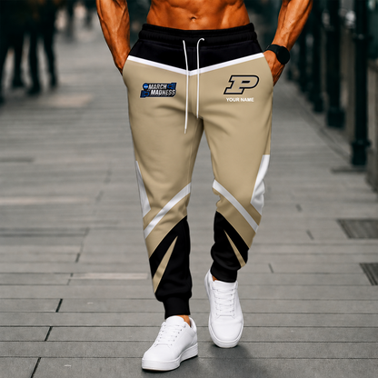LIMITED EDITION - NEW CUSTOMIZED NCAA MAM20 PUB PURDUE BOILERMAKERS SWEATPANTS