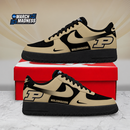 SPECIAL EDITION - NEW CUSTOMIZED NCAA MAM20 PUB PURDUE BOILERMAKERS AF1 SHOES