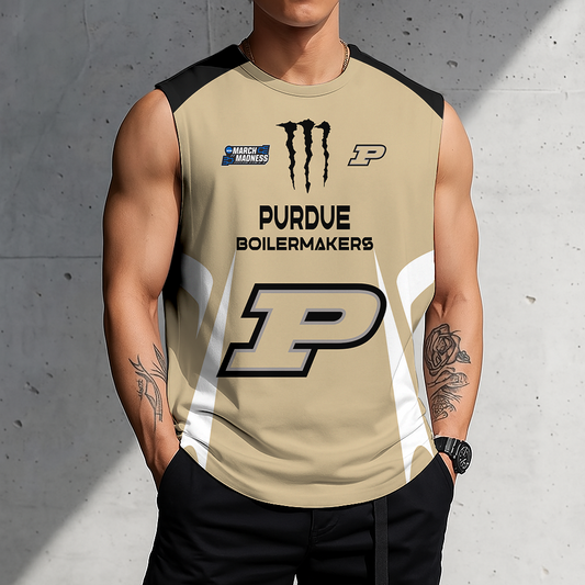 LIMITED DROP - NEW CUSTOMIZED | NCAA MAM20 PUB PU BOILERMAKERS MEN'S GYM SHIRT