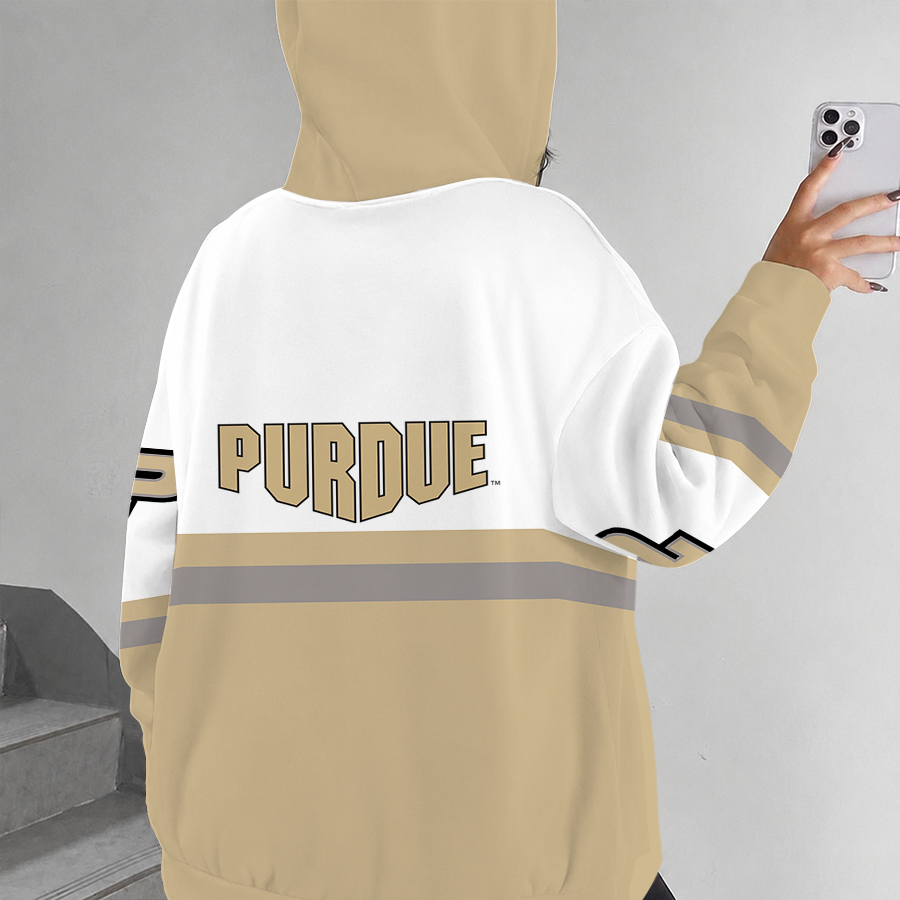 [FAN FAVORITE] NEW CUSTOMIZED NCAA MAM20 PUB PURDUE BOILERMAKERS STRAPPY ZIP HOODIE