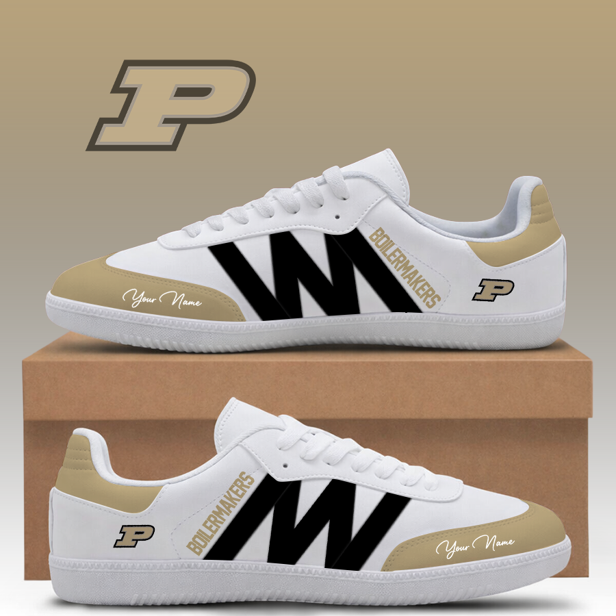[FAN FAVORITE] NEW CUSTOMIZED NCAA MAM20 PUB PURDUE BOILERMAKERS CLASSIC SNEAKERS