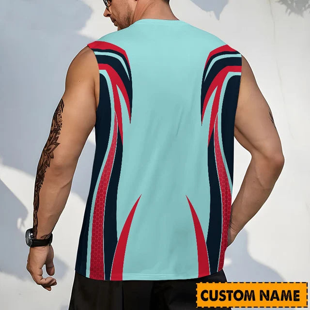LIMITED EDITION - NEW CUSTOMIZED NHL20 STK SEATTLE KRAKEN TANK TOP & GYM SHIRT