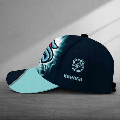 LIMITED EDITION - NEW CUSTOMIZED NHL20 STK SEATTLE KRAKEN CLASSIC CAP