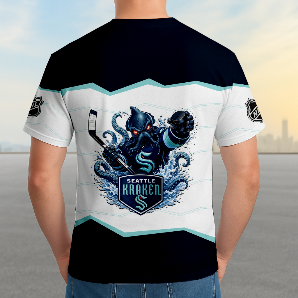 LIMITED EDITION - NEW CUSTOMIZED NHL20 STK SEATTLE KRAKEN UNISEX T-SHIRT, SWEATSHIRTS, HOODIE & JACKETS