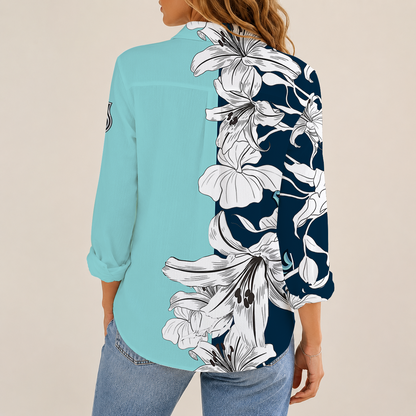 [SUPER SALE] NEW CUSTOMIZED NHL20 STK SEATTLE KRAKEN WOMEN CASUAL SHIRT