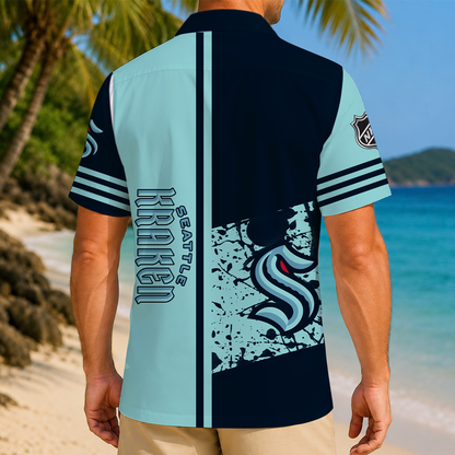 LIMITED EDITION - NEW CUSTOMIZED NHL20 STK SEATTLE KRAKEN UNISEX HAWAIIAN SHIRT