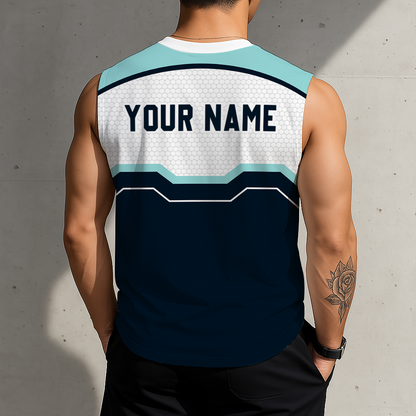 SPECIAL EDITION - NEW CUSTOMIZED NHL20 STK SEATTLE KRAKEN MEN'S GYM SHIRT