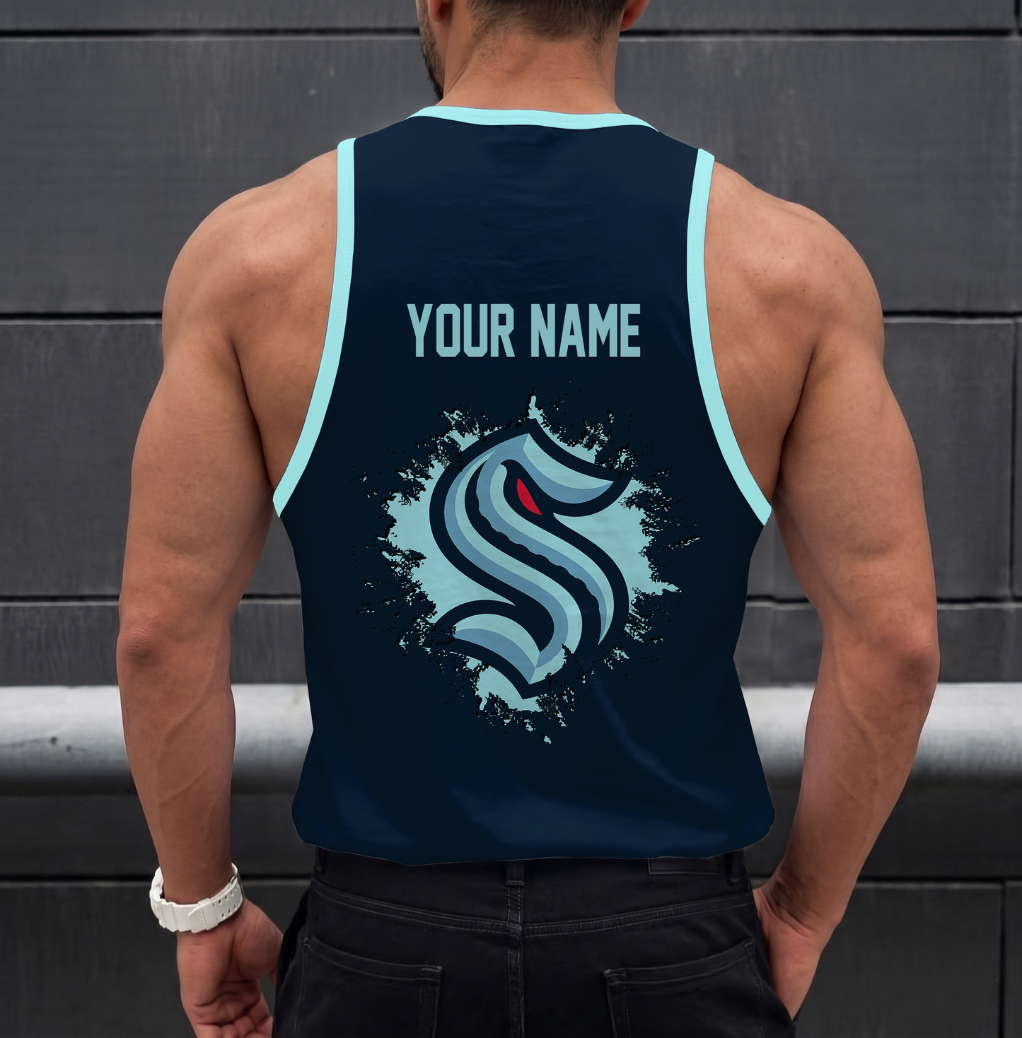 LIMITED EDITION - NEW CUSTOMIZED NHL20 STK SEATTLE KRAKEN UNISEX TANK TOP