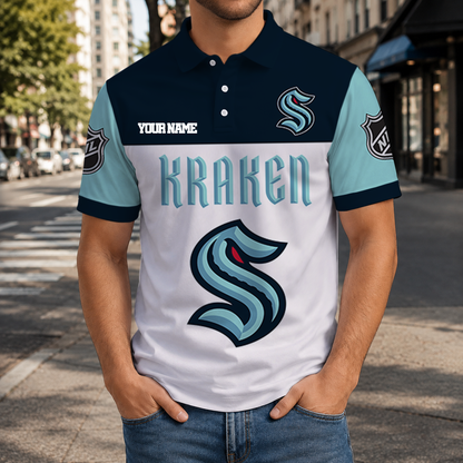 EXCLUSIVE EDITION - NEW CUSTOMIZED NHL20 STK SEATTLE KRAKEN T-SHIRT, POLO SHIRT, ZIP POLO SHIRT, SWEATSHIRT, HOODIE & ZIP HOODIE