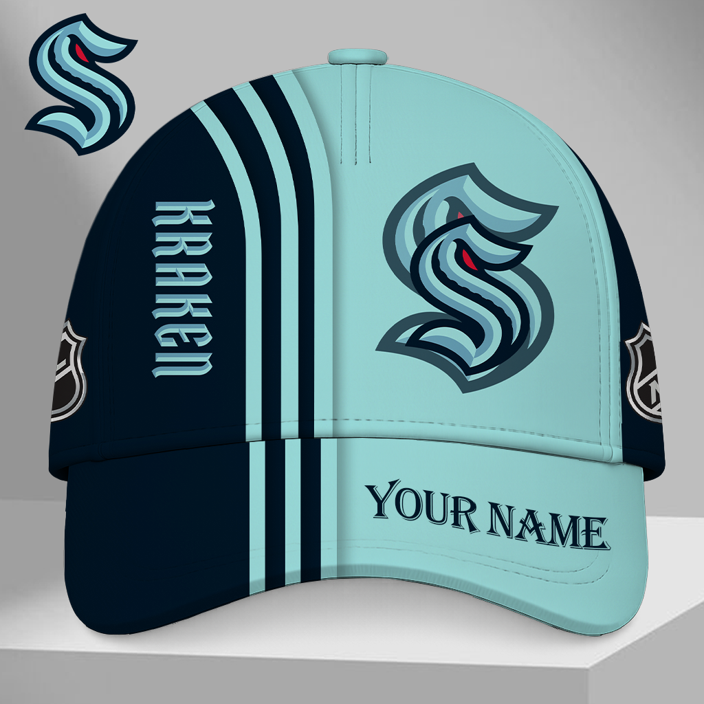 SPECIAL EDITION - NEW CUSTOMIZED NHL20 STK SEATTLE KRAKEN CLASSIC CAP