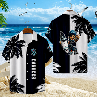 LIMITED EDITION - NEW CUSTOMIZED NHL20 STK SEATTLE KRAKEN UNISEX HAWAIIAN SHIRT